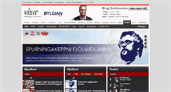 Desktop Screenshot of bylgjan.is